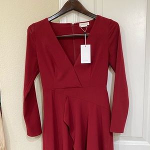 Lovers + Friends dress / Revolve / Lovers and Friends red dress. High low NEW